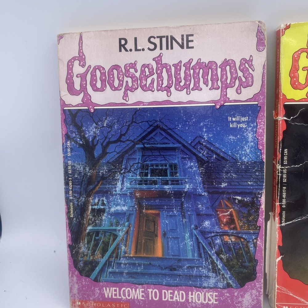 1992 First Printing Goosebumps R.L. Stine Lot Of 3 Dead House, Dummy,Nightmare - Picture 2 of 16